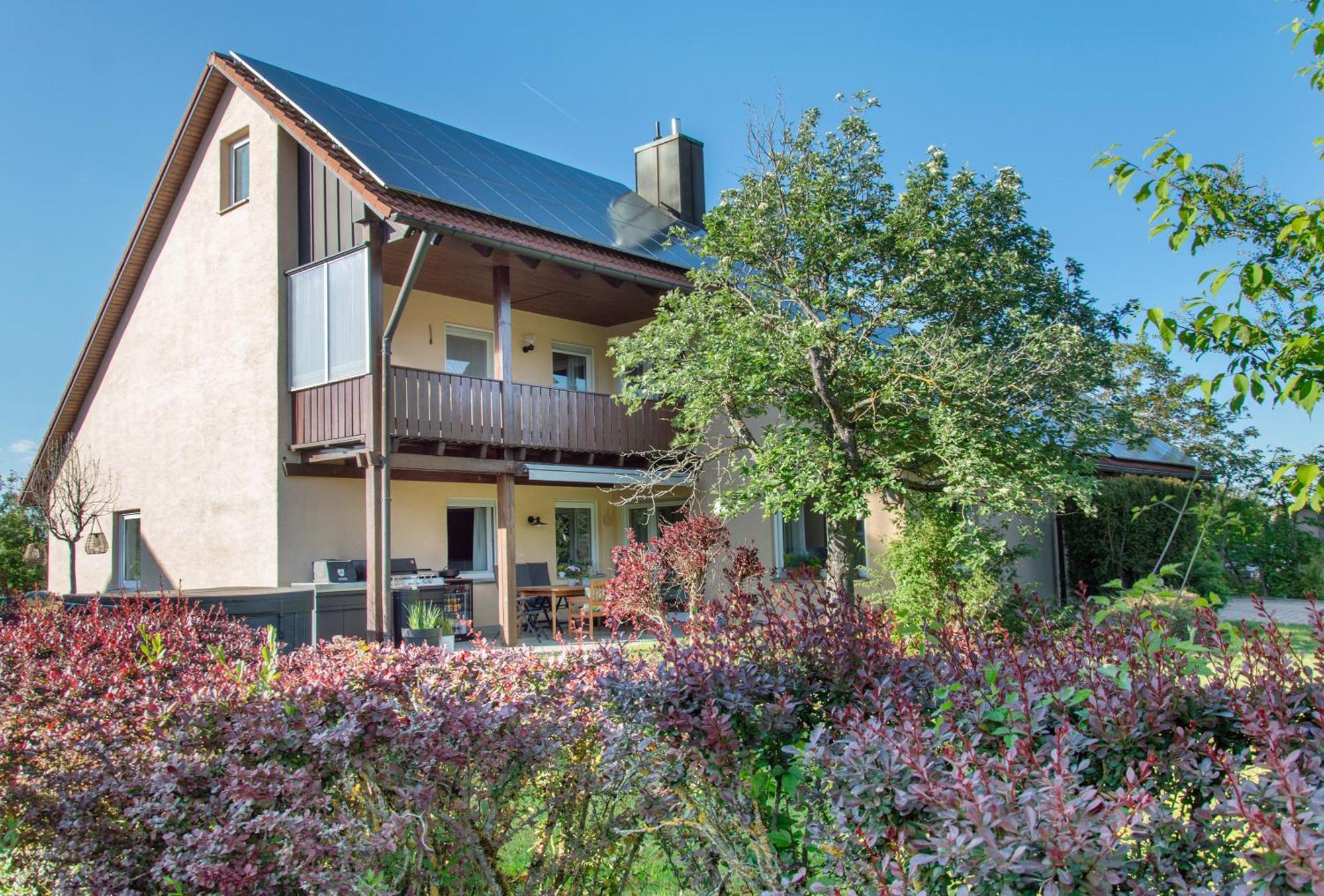 Ferienwohnung Apfelbluete Burgbernheim Ngoại thất bức ảnh